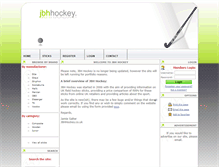 Tablet Screenshot of jbhhockey.co.uk